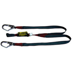 Honeywell Miller Shock-Absorbing Lanyard,Black 8799KR-Z7/6FTBK