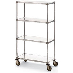 Metro Super Erecta Shelf Truck w/4 Shelves 900 lb. Capacity 48""L x 24""W x 68""