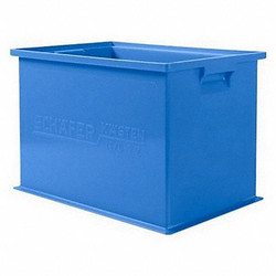 Ssi Schaefer Straight Wall Container,Blue,Solid,HDPE 1462.191312BL1