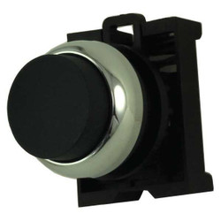 Eaton Extended Push Button, Black, LED, 22mm M22M-DH-S