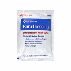 First Aid Only Burn Dressing,White,18"L,8"W 91317