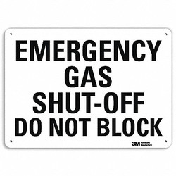 Lyle Safety Sign,7 in x 10 in,Aluminum U7-1111-RA_10X7