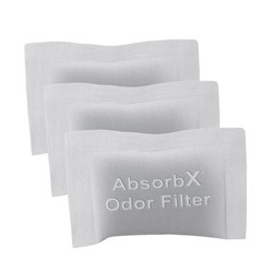 Hls Commercial Compact Odor Filters for Trash Can,,PK 3 HLS08CF3