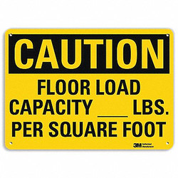 Lyle Caution Sign,7 inx10 in,Plastic  U4-1314-NP_10X7