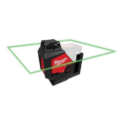 Milwaukee Tool Single Plane Laser,Green,Range 165 ft 3631-20