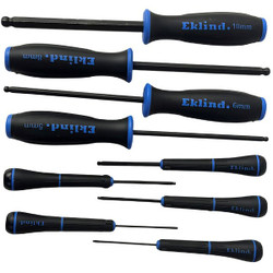 Eklind Screwdriver Set,Ball Hex,Fluted 90609