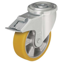 Sim Supply General Purpose Bolt-Hole Caster,4-7/8"  LKR-ALTH 125K-FI