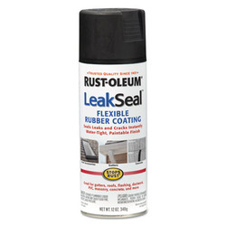 Rust-Oleum® Leakseal Flexible Rubber Coating, 12 Oz Spray, Black 265494