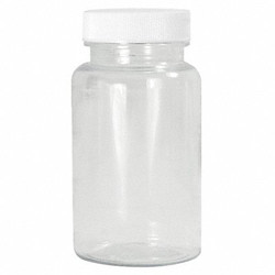 Qorpak Bottle,92 mm H,Clear,40 mm Dia,PK450 PLC-06793