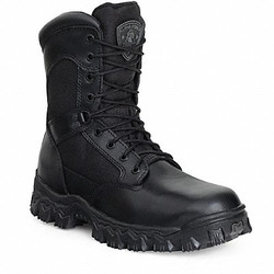 Rocky 8-Inch Work Boot,M,9 1/2,Black,PR FQ0006173