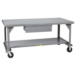 Little Giant Workbench,Steel,72" W,36" D WW3672-HD-6PHFL