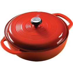 Lodge 3 Qt. Dutch Oven, Red EC3D43