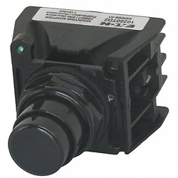 Eaton Push Button with Contacts,Black,Extended  E34EX708B