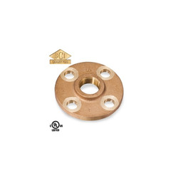 Smith-Cooper Threaded FF Flange,Bronze,150lb,2-1/2" 4385000270