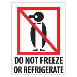 Tape Logic Label,Do Not Freeze or Refrigerate,3x4" DL4040