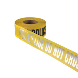 Presco Barricade Tape, Yellow, 1,000 ft L, 3 in RB3103Y811-200