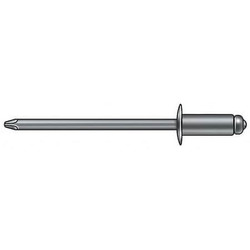 Stanley Engineered Fastening Blind Rivet,1 31/43" L,0.122" dia,PK500  SD48BS201