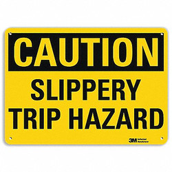 Lyle Safety Sign,7 in x 10 in,Aluminum  U4-1670-RA_10X7