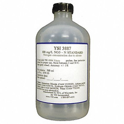 Ysi Cal Solution,Nitrate,1 mg/L,500 mL 3885