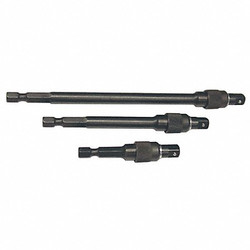 Sk Professional Tools Socket Adapter Set,1/4" Male Hex,1/4" Sq 32160