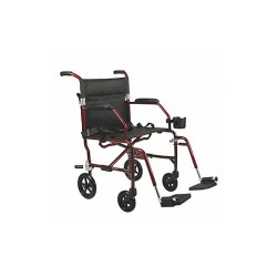First Voice Transport Chair,250 lb,19 In Seat  MDS808200