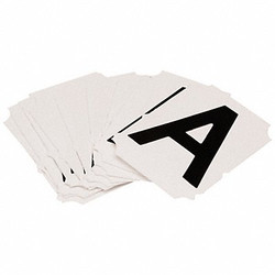 Brady Numbers and Letters Labels, PK 10 5050P-A