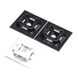 Panduit Cable Tie Mount,Adhesive,White,PK500 ABM100-A-D