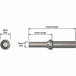 1/4" Round Rivet Set A1605