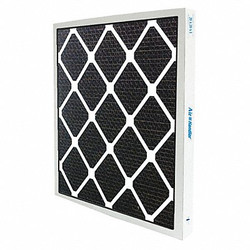 Air Handler Odor Removal Pleated Air Filter,12x12x1 6B866