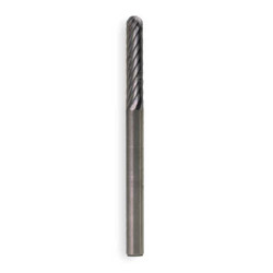 Widia Carbide Bur,Cylindrical Ball Nose,3/8" M40296