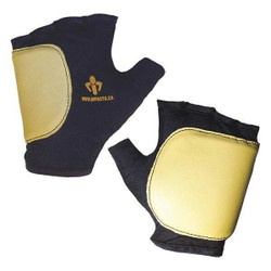 Impacto Impact Gloves,L,Bl/Yllw,Polycotton,Right  50320110042