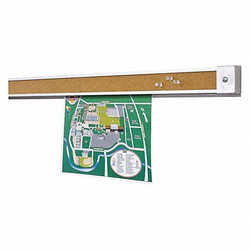 Best-Rite Tackless Paper Holder,12"W,Tan Board,PK6 504-1