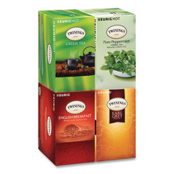 TWININGS® Tea K-Cups, Assorted, 0.11 Oz K-Cups, 24/box, 4 Boxes/carton TNA54192