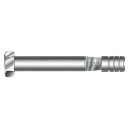 Mkt Fastening Taper Bolt w/Nut,3/8 x 4 In,PK50 3423000