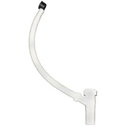 Orion Laboratory Sink Overflow,3 7/8" H,White  385551-15