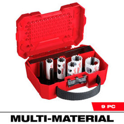 Milwaukee Hole Dozer General Purpose Hole Saw Kit Pack of 9