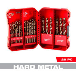 Milwaukee RED HELIX Cobalt Drill Bit Set Pack of 29