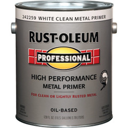 Rust-Oleum Professional VOC SCAQMD Clean Metal Primer, White, 1 Gal. 242259