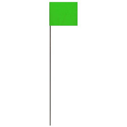 Hy-Ko Marking Flag,Green,Solid Pattern,PK25 SF-21/GR