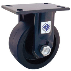 Rwm Plate Caster,Rigid,Phenolic,7 1/2"H 75-DUR-0625-R
