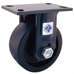 Rwm Kingpinless Plate Caster,Rigid,1600 lb.  75-DUR-0625-R