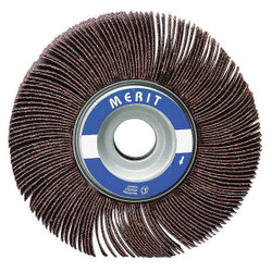 Merit Flap Wheel,6 in Dia, 2 in W, 1 in Arbor  08834123038