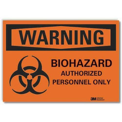 Lyle Biohazard Warning Rflctv Label,10inx14in LCU6-0045-RD_14x10