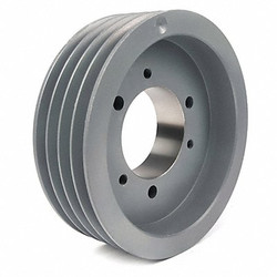 Sim Supply V-Belt Pulley,Detachable,4Groove,5.9"OD  5V594