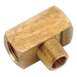 Sim Supply Extruded Branch Tee, Brass, 1/8 in,NPT  706131-02