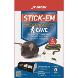 JT Eaton Stick-Em Bigfoot Cave XL Glue Trap (4-Pack) 188-4