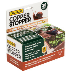 Gonzo Copper Stopper 5 In. x 30 Ft. Slug & Snail Copper Mesh 9001