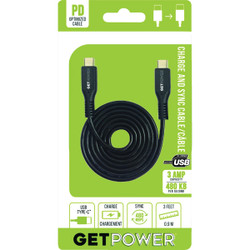 GetPower 3 Ft. USB-C to USB-C Cable GP-USBC-USBC