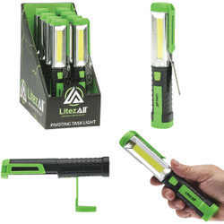 LitezAll 200 Lm. Adjustable COB LED Stick Work Light 24884 Pack of 8
