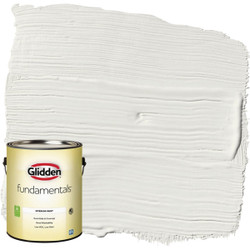 Glidden Fundamentals Grab-N-Go Eggshell Interior Paint, White, 1 Gal.
